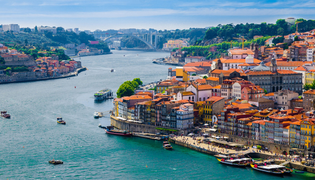 Một góc phố cảng Porto
